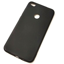 Чехол накладка для HUAWEI Nova Lite 2017, силикон, матовый, цвет черный