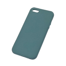Чехол накладка SOFT TOUCH для APPLE iPhone 5S, iPhone SE, силикон, матовый, цвет хвойный