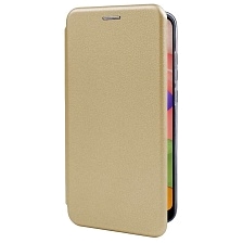 Чехол книжка для HUAWEI Honor 200 Lite, экокожа, силикон, бархат, цвет золотистый Чехол книжка для HUAWEI Honor 200 Lite, экокожа, силикон, бархат, цвет золотистый