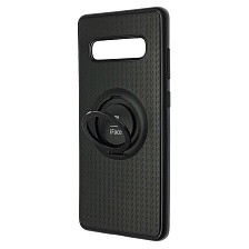 Чехол накладка iFace для SAMSUNG Galaxy S10 Plus (SM-G975), силикон, кольцо держатель, цвет черный. Чехол накладка iFace для SAMSUNG Galaxy S10 Plus (SM-G975), силикон, кольцо держатель, цвет черный.