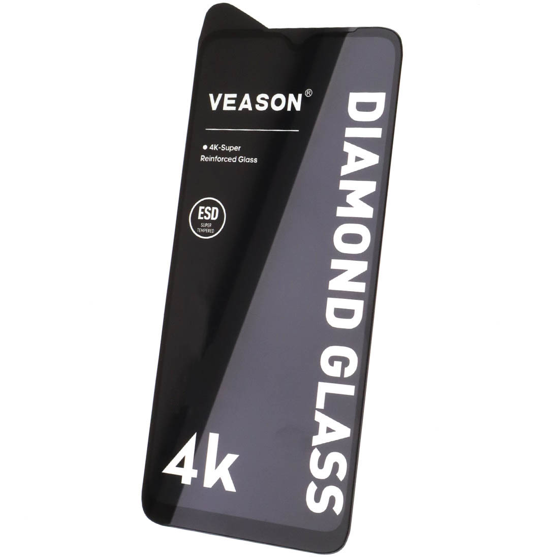 Защитное стекло VEASON DIAMOND GLASS для SAMSUNG Galaxy A12 (SM-A125), A02 (SM-A022), M12 (SM-M127F), A02S (SM-025), A03s (SM-A037F), A03 Core (SM-A032), A03 (SM-A035F), A32 5G, M02 (SM-M022F), A04, A04s, A04e, цвет окантовки черный