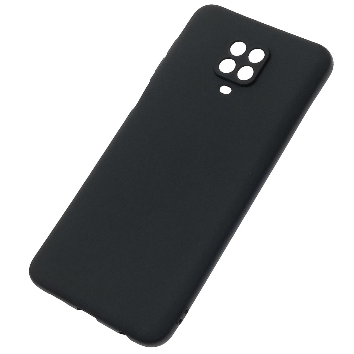 Чехол накладка для XIAOMI Redmi Note 9 Pro, Redmi Note 9S, силикон, цвет черный