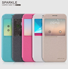 Чехол-книга Nillkin (SPARKLE) для SAMSUNG Galaxy S7 красный.