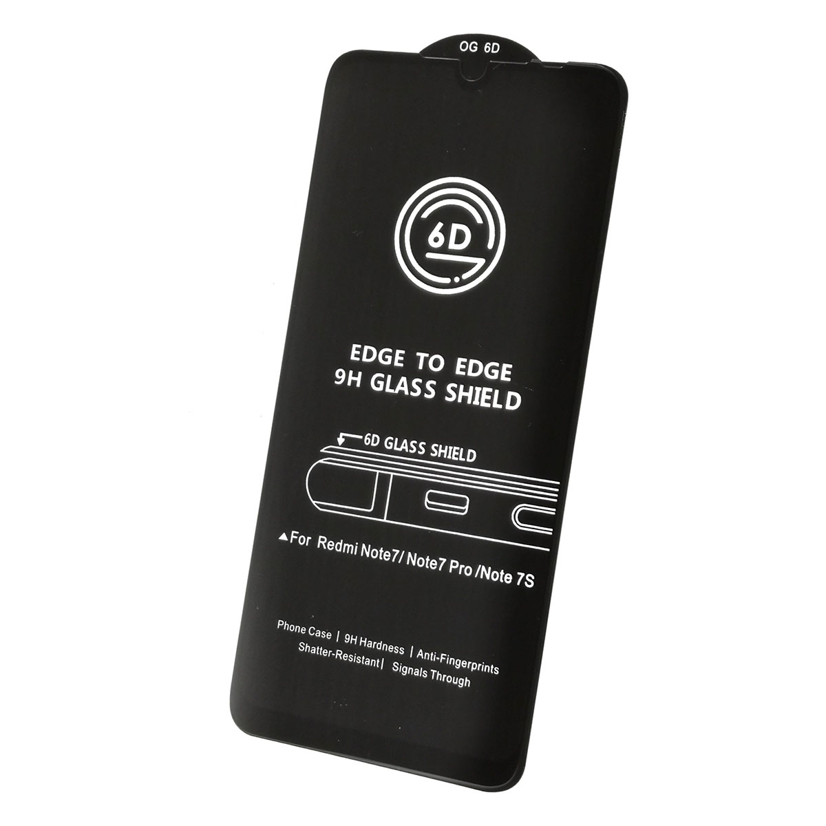 Защитное стекло 6D G-Rhino для XIAOMI Redmi Note 7, Redmi Note 7 Pro, Redmi Note 7S, цвет окантовки черный