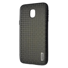 Чехол накладка REMAX для SAMSUNG Galaxy J3 2017 (SM-J330), силикон, рисунок Квадрат в квадрате.