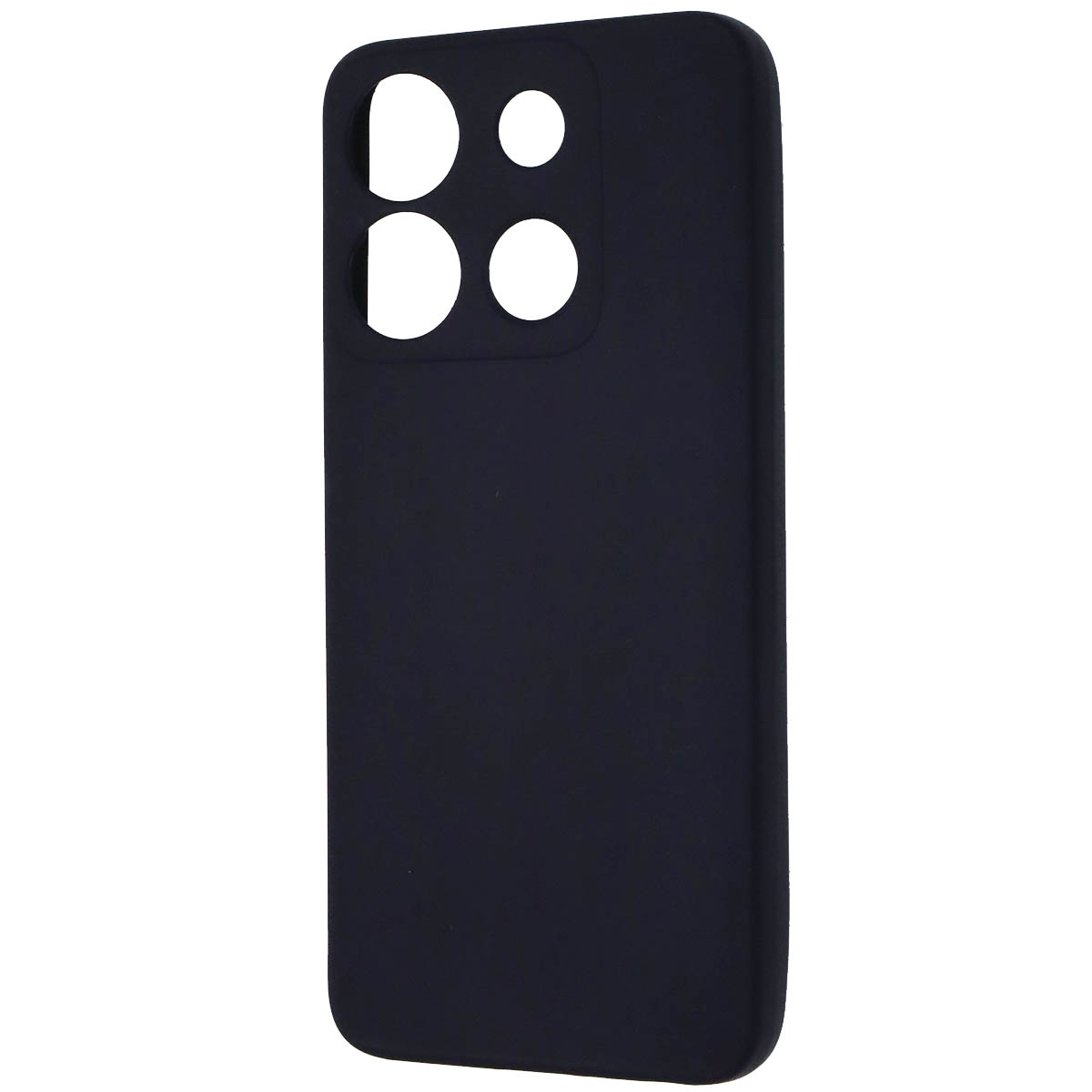 Чехол накладка для INFINIX Smart 7 Plus, силикон, матовый, цвет черный