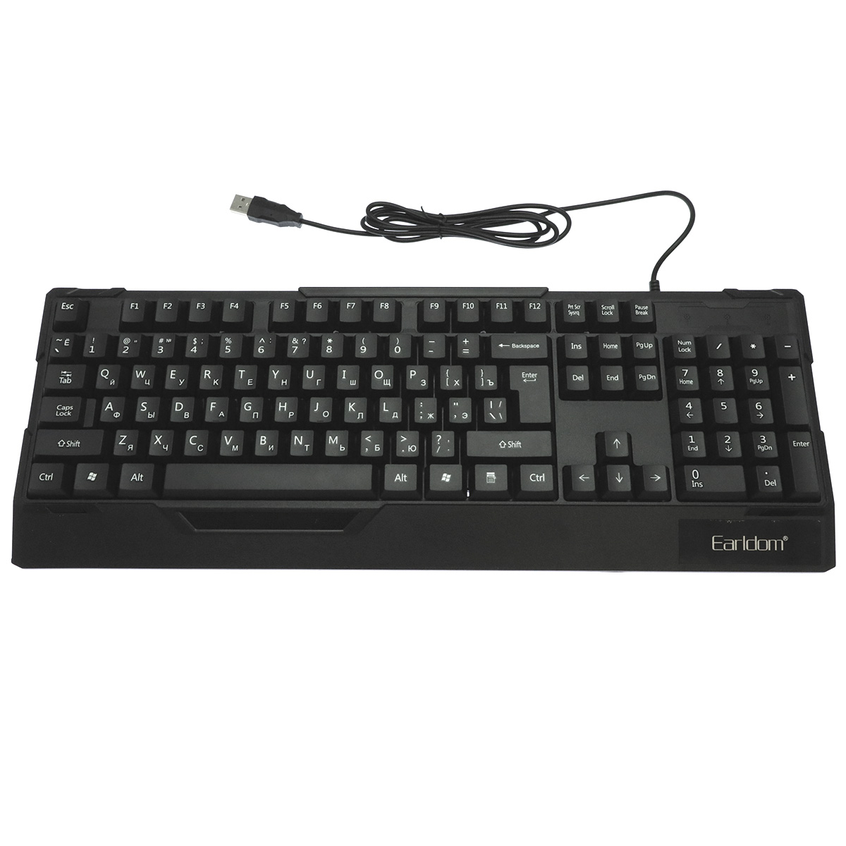 Клавиатура проводная EARLDOM ET-KB5, USB, цвет черный