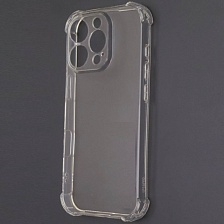 Чехол накладка для APPLE iPhone 16 Pro, силикон, защита камеры, прозрачный