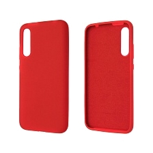Чехол накладка Silicon Cover для XIAOMI Mi A3, Mi CC9E, силикон, бархат, цвет красный
