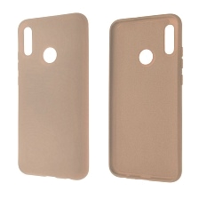 Чехол накладка Silicon Cover для HUAWEI P Smart 2019 (POT-LX1), Honor 10 Lite (HRY-LX1), силикон, бархат, цвет розовый песок