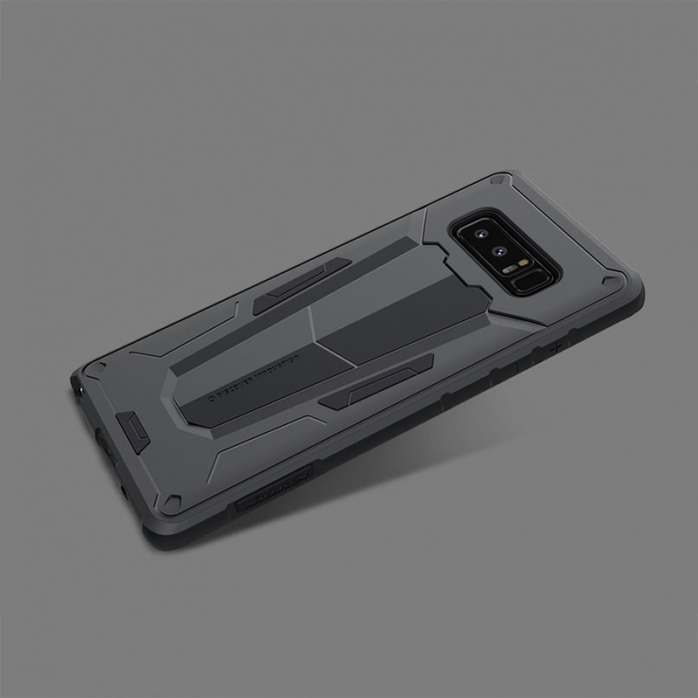Чехол накладка Defender II Nillkin для SAMSUNG Galaxy Note 8, пластик, цвет черный.