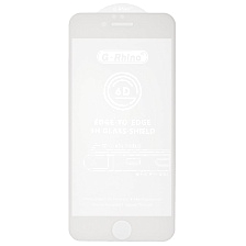 Защитное стекло 6D G-Rhino для APPLE iPhone 6, iPhone 6G, iPhone 6S, цвет окантовки белый Защитное стекло 6D G-Rhino для APPLE iPhone 6, iPhone 6G, iPhone 6S, цвет окантовки белый