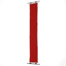 Ремешок для часов Apple Watch 42-44 мм, нейлон, узор плетение, цвет красный