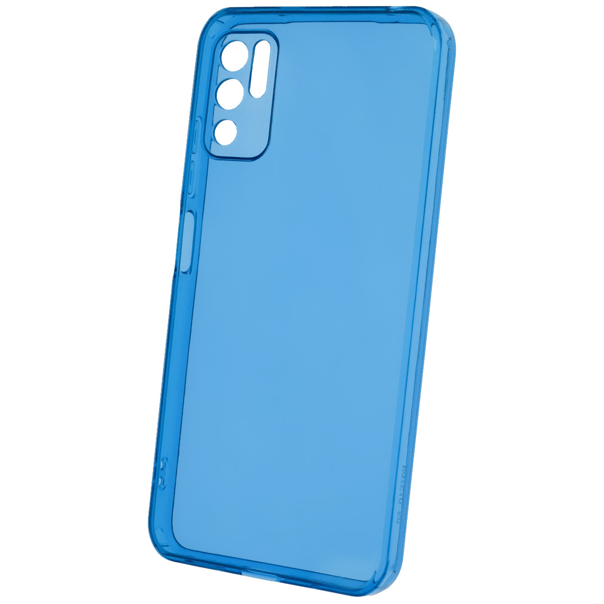 Чехол накладка Clear Case для XIAOMI POCO M3 Pro, XIAOMI Redmi Note 10T 5G, Redmi Note 10 5G, силикон 1.5 мм, защита камеры, цвет прозрачно синий