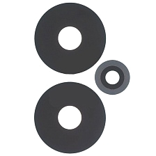 Стекло задней камеры для XIAOMI POCO M6 Pro, цвет черный