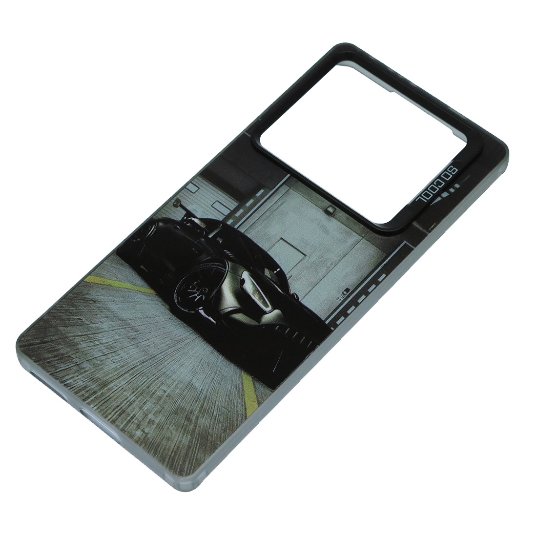 Чехол накладка для INFINIX NOTE 40 Pro 4G, пластик, силикон, рисунок Мерседес AMG GT Coupé