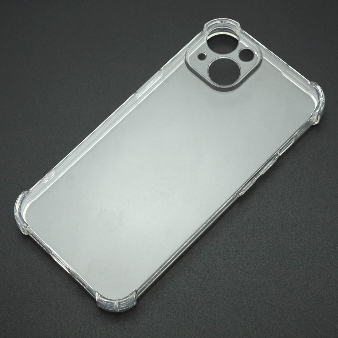 Чехол накладка для APPLE iPhone 13 (6.1"), защита камеры, усиленные края, силикон, цвет прозрачный