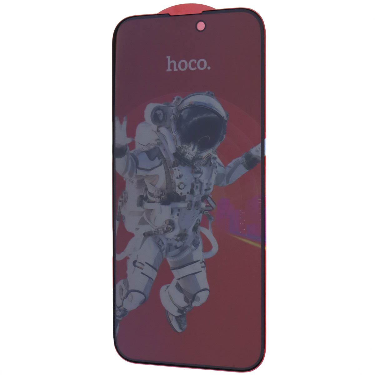 Защитное стекло Антишпион HOCO G15 для APPLE iPhone 14 Pro Max (6.7"), цвет окантовки черный