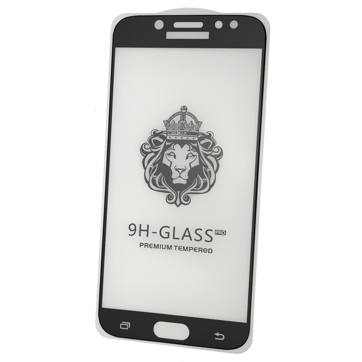 Защитное стекло 9H для SAMSUNG Galaxy J7 2017 (SM-J730), цвет окантовки черный