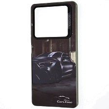 Чехол накладка для INFINIX NOTE 40 4G, защита камеры, силикон, рисунок Cars Zone