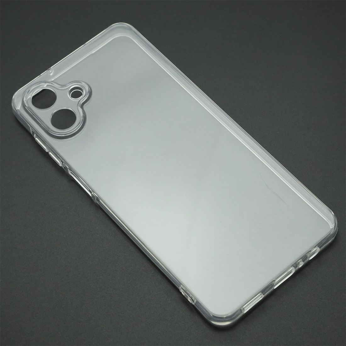 Чехол накладка для SAMSUNG Galaxy A07, защита камеры, силикон, прозрачный