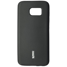 Чехол накладка Cherry для SAMSUNG Galaxy S7 Edge (SM-G935), силикон, цвет черный
