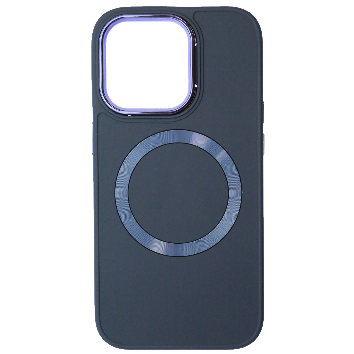 Чехол накладка с поддержкой MagSafe для APPLE iPhone 14 Pro (6.1"), силикон, пластик, цвет темно синий