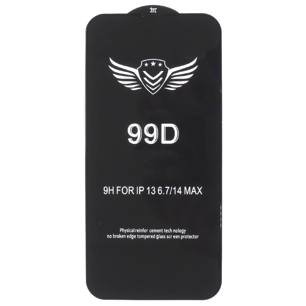 Защитное стекло 99D для APPLE iPhone 13 Pro Max (6.7"), iPhone 14 Plus (6.7"), цвет окантовки черный