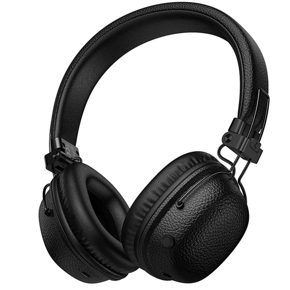 Гарнитура (наушники с микрофоном) беспроводная, полноразмерная, HOCO W64, цвет черный