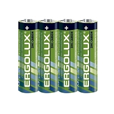 Батарейка ERGOLUX R6 AA Shrink 4 Heavy Duty 1.5V