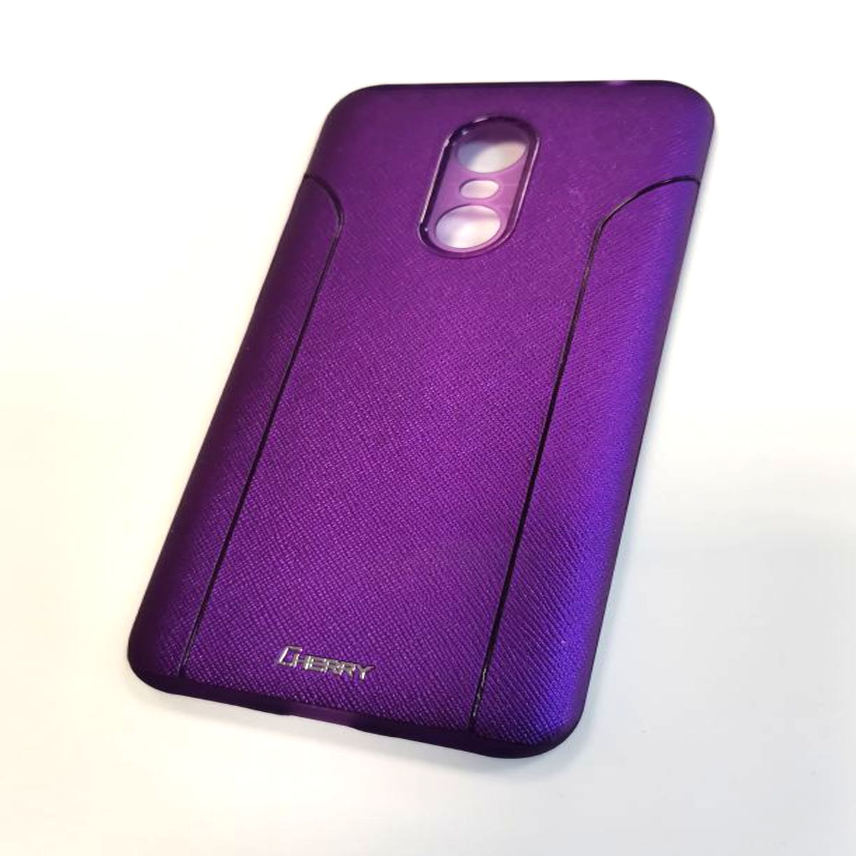 Чехол накладка для XIAOMI Redmi 5 Plus, силикон, цвет фиолетовый