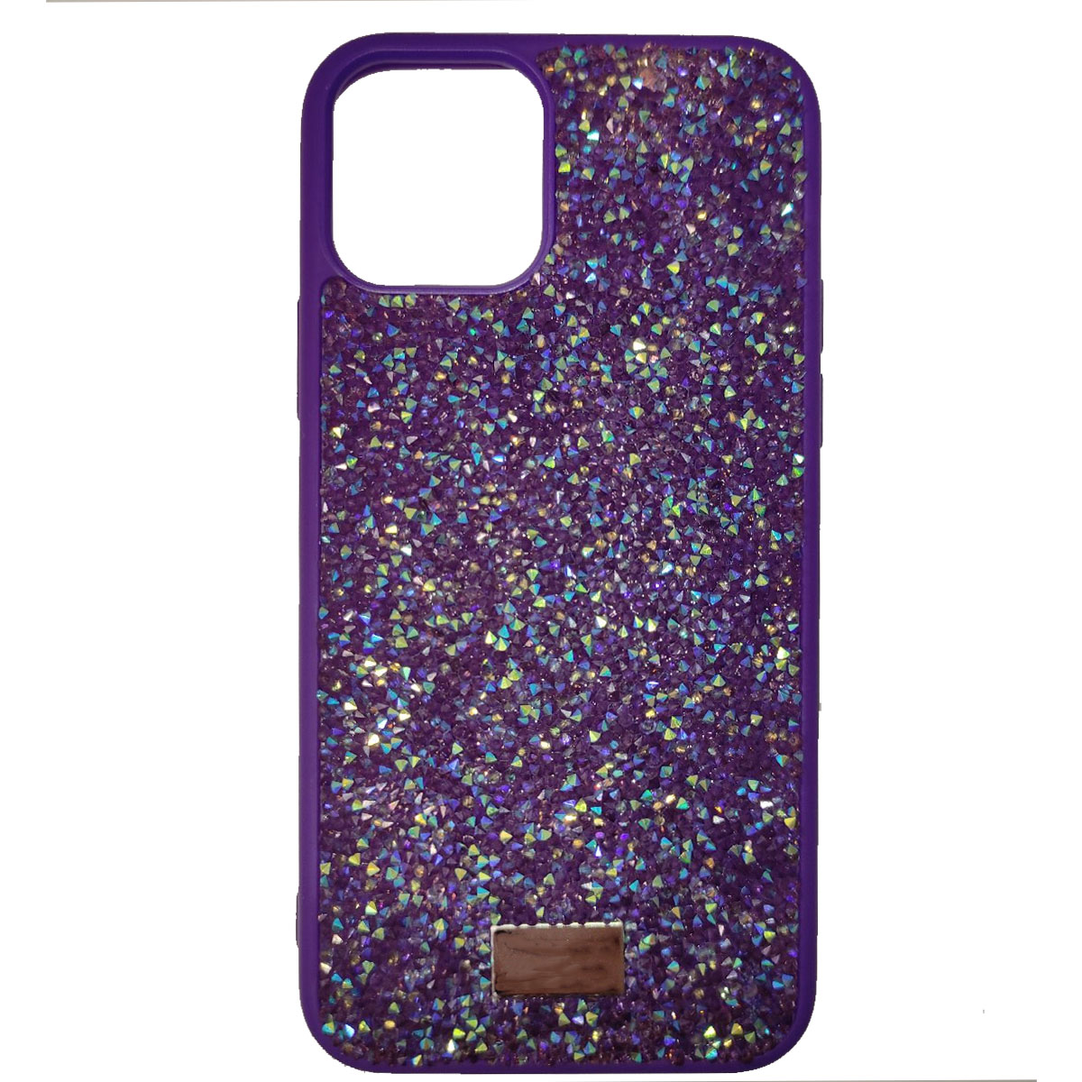 Чехол накладка для APPLE iPhone 11 Pro, стразы, цвет фиолетовый