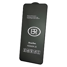 Защитное стекло 9H BR для HUAWEI Honor 30 (BMH-AN10), цвет окантовки черный