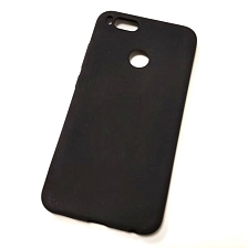 Чехол накладка для XIAOMI Mi A1, Redmi 5X, силикон, цвет черный