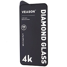 Защитное стекло VEASON DIAMOND GLASS для APPLE iPhone 11, iPhone XR, цвет окантовки черный Защитное стекло VEASON DIAMOND GLASS для APPLE iPhone 11, iPhone XR, цвет окантовки черный