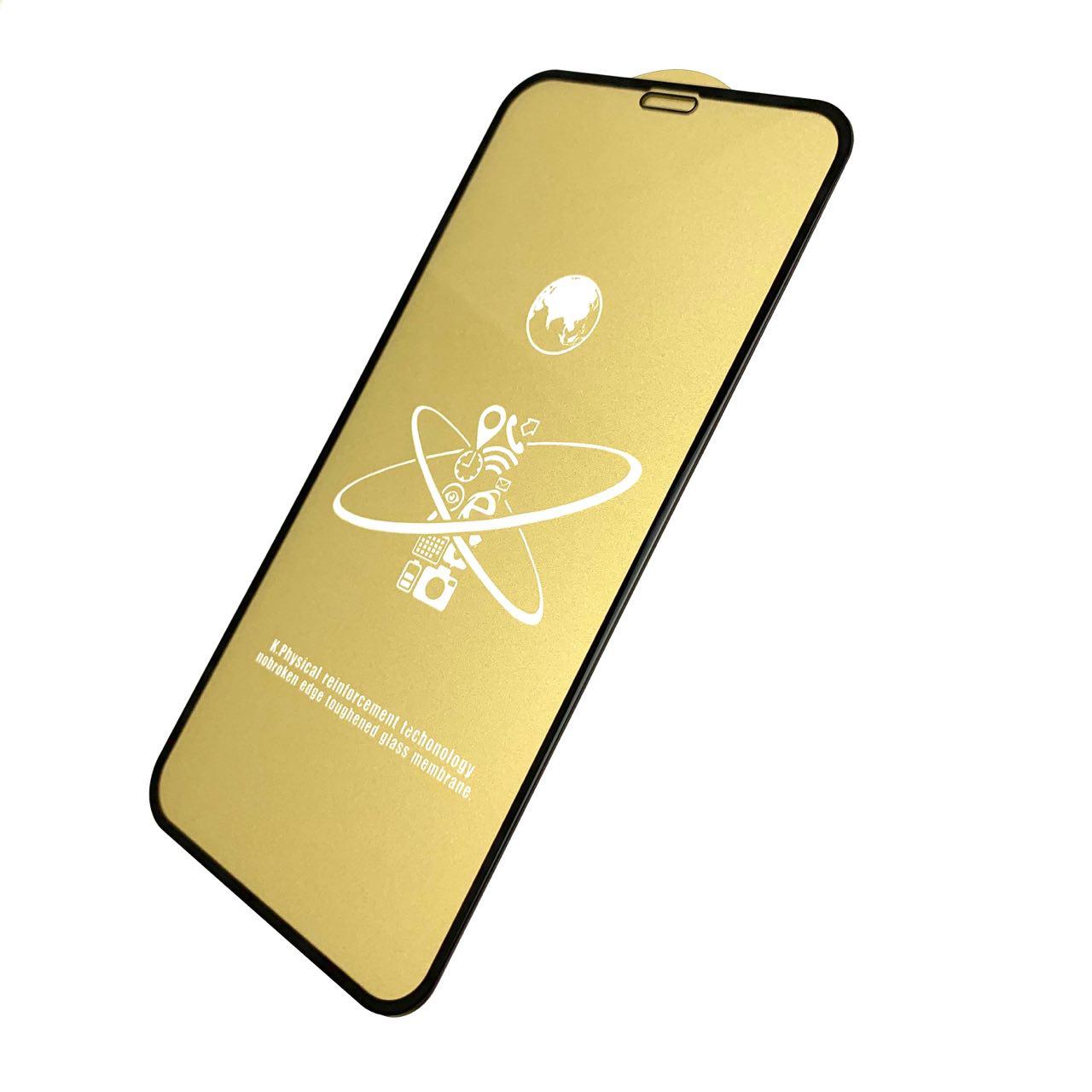 Защитное стекло Full Glue Premium для APPLE iPhone XS/11Pro MAX (6.5"), цвет канта черный.