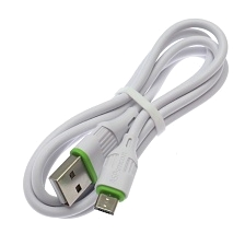 Кабель ASPsmcon A003 V8 Micro USB, 2.1A, длина 1 метр, цвет белый Кабель ASPsmcon A003 V8 Micro USB, 2.1A, длина 1 метр, цвет белый
