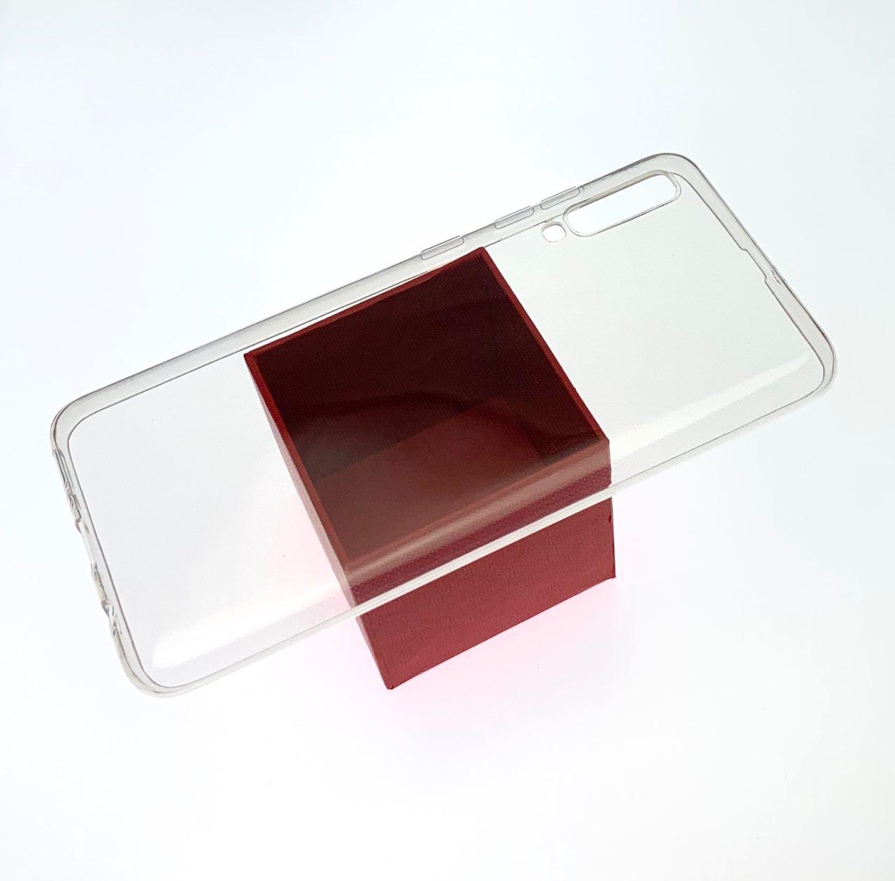 Чехол накладка TPU CASE для SAMSUNG Galaxy A70 (SM-A705), силикон, ультратонкий, цвет прозрачный.