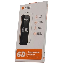 Защитное стекло 6D G-Rhino 200С (330 Glue) для XIAOMI POCO F6, XIAOMI POCO F6 Pro, цвет окантовки черный (Тип 2)