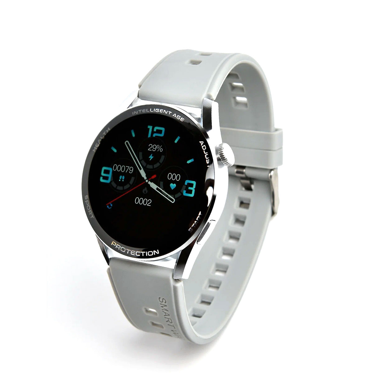 Смарт часы Smart Watch W&O X3 Pro, NFC, 46 мм, цвет серебристый