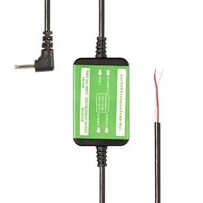 АЗУ (Автомобильное зарядное устройство) адаптер прямого подключения к бортовой сети 12V/24V (5V-1A), с кабелем 3 метра, штекер 2.5x0.7, цвет черный