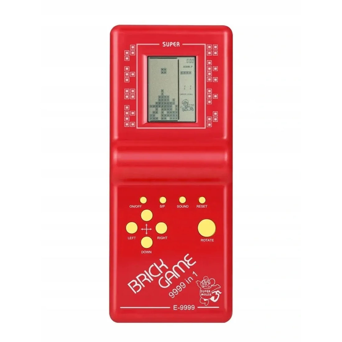 Тетрис классический Brick Game, 9999 в 1, цвет красный Тетрис классический Brick Game, 9999 в 1, цвет красный