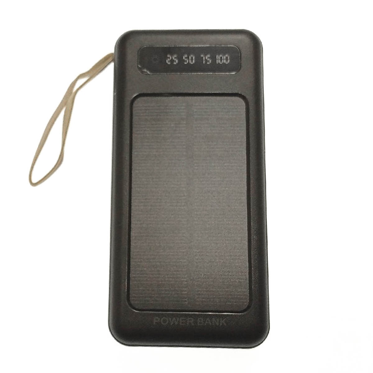 Внешний аккумулятор, Power Bank P604 Plus, солнечная батарея, 20000 mAh, цвет черный