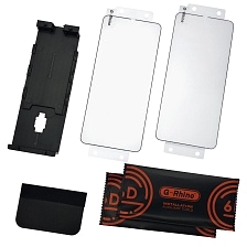 Акриловая пленка G-Rhino для SAMSUNG Galaxy S21 Plus (SM-G996), комплект из двух штук, цвет окантовки черный