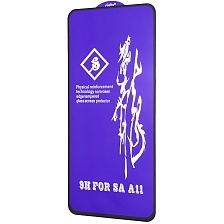 Защитное стекло 6D Rinbo для SAMSUNG Galaxy A11 (SM-A115), Galaxy M11 (SM-M115), цвет окантовки черный