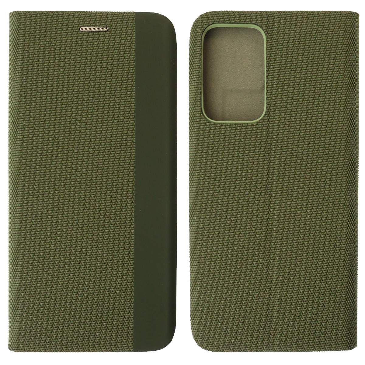 Чехол книжка MESH для XIAOMI Redmi Note 11 Pro Plus 5G, текстиль, силикон, бархат, визитница, цвет зеленый