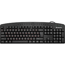 Клавиатура проводная DEFENDER Atlas HB-450 RU, проводная, интерфейс подключения USB, цвет черный Клавиатура проводная DEFENDER Atlas HB-450 RU, проводная, интерфейс подключения USB, цвет черный