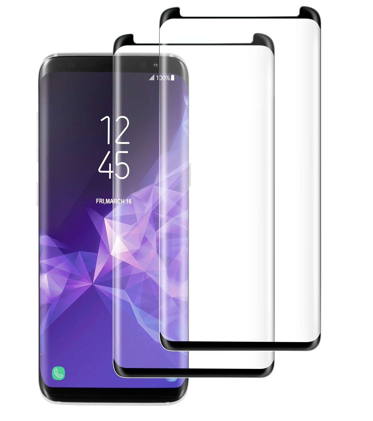 Защитное стекло 3D Samsung G960F (S9) (с вырезом под динамик и камеру) черный. Защитное стекло 3D Samsung G960F (S9) (с вырезом под динамик и камеру) черный.