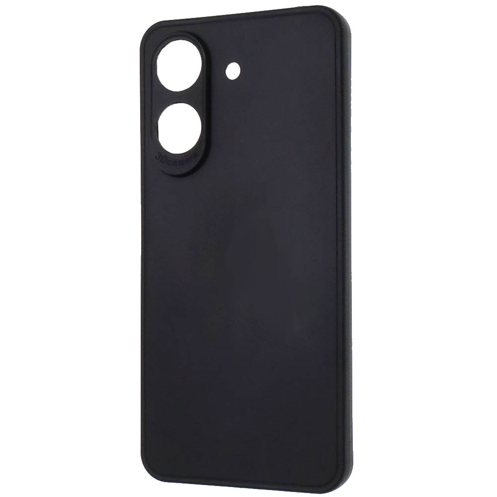 Чехол накладка для XIAOMI Redmi 13C, POCO C65, защита камеры, силикон, цвет черный