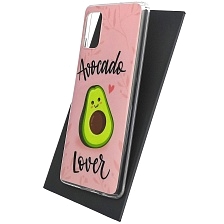 Чехол накладка Vinil для SAMSUNG Galaxy A51 (SM-A515), A31 (SM-A315), силикон, рисунок AVOCADO LOVER